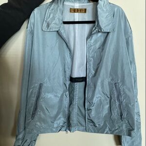 Vintage Donna Karan NYC Blue Windbreaker
